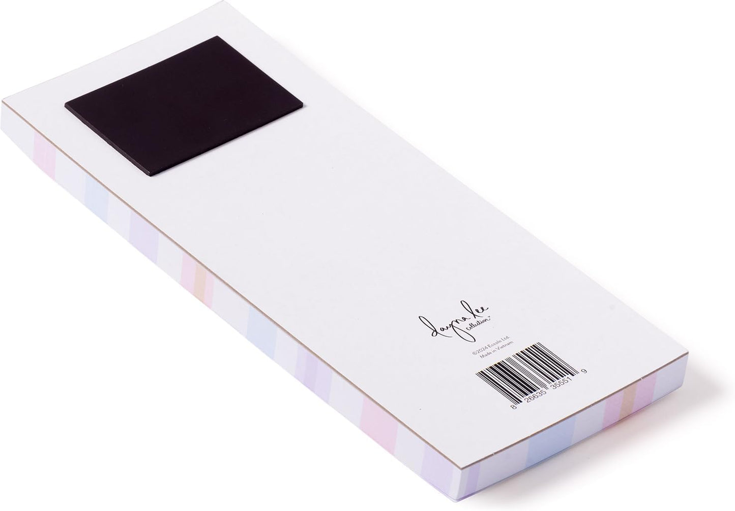 WORLD TRAVELER Eccolo Dayna Lee To Do List Notepad, Plump Daisy To Do Magnetic Shopping List Pad for Fridge and Home, Lined Message Pad for Kitchen, 100 Pull-Off Sheets (4x10 Inches)