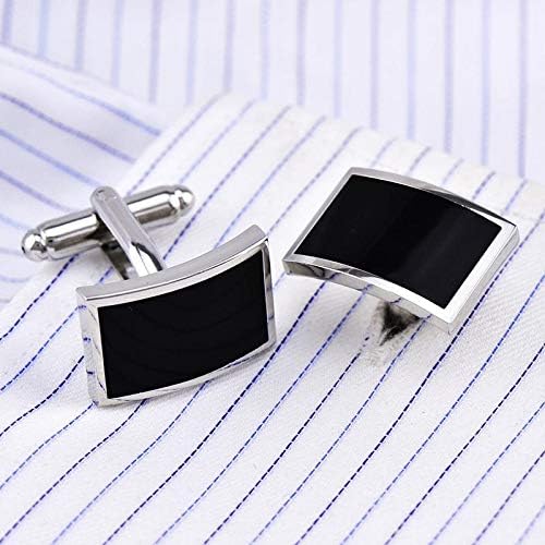 S&W Wedding Cufflinks for Men Cuffs with Gift Box Business for Tuxedo Shirts