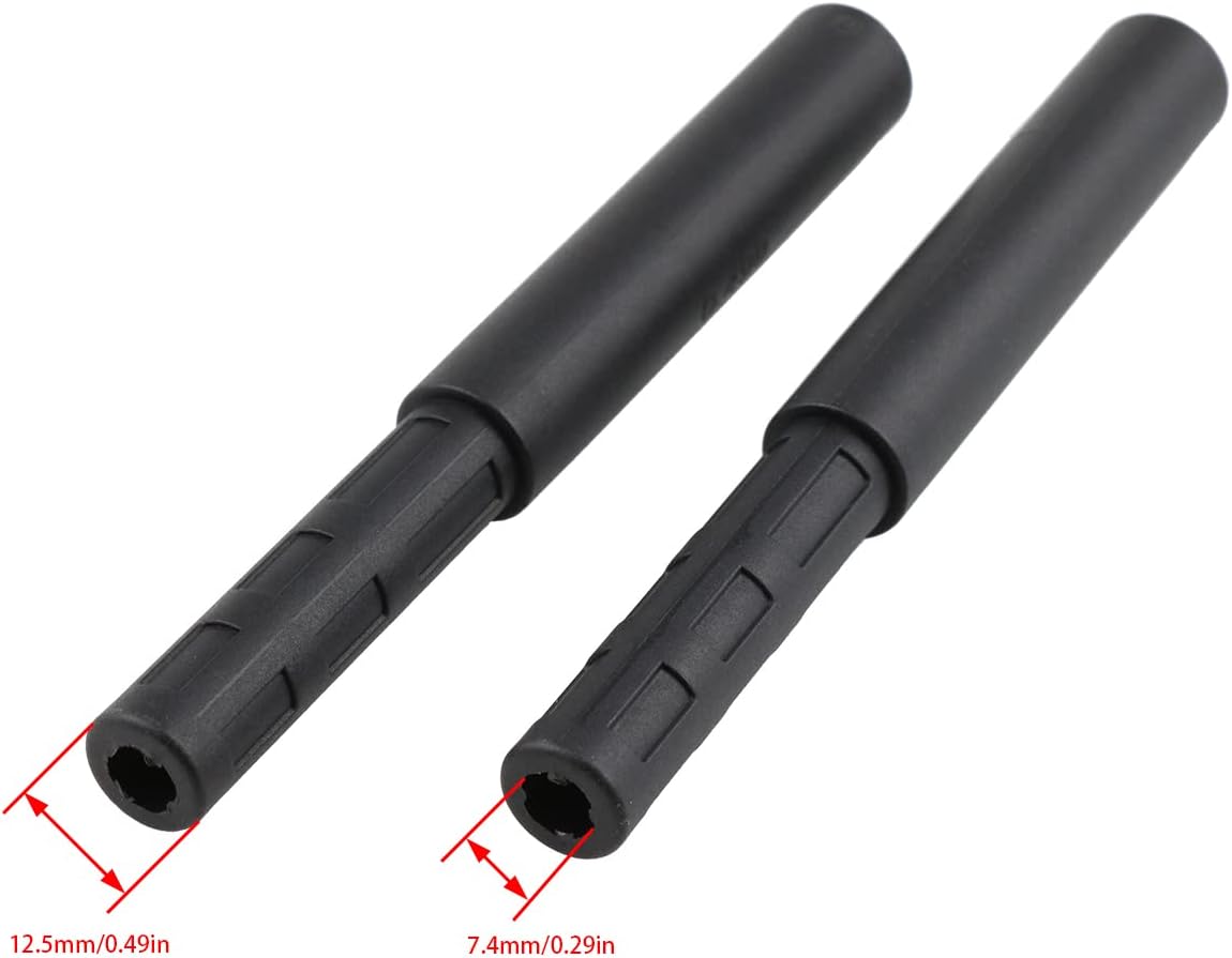 AYLIFU 0.49" - 0.595" Golf Club Extension Rod Club Shaft Extension Rod Extension Rod for Iron Wood Putter (2pcs)