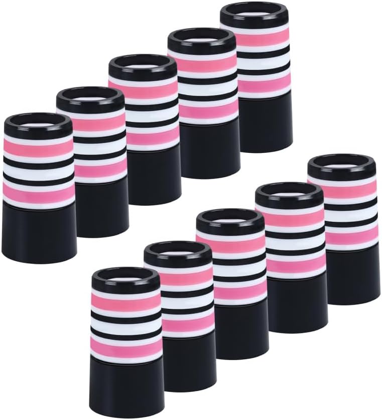 DONGKER Golf Iron Ferrules,10 PCS Golf Club Ferrules Golf Sleeve Ferrule Compatible 0.370'' Parallel Shaft