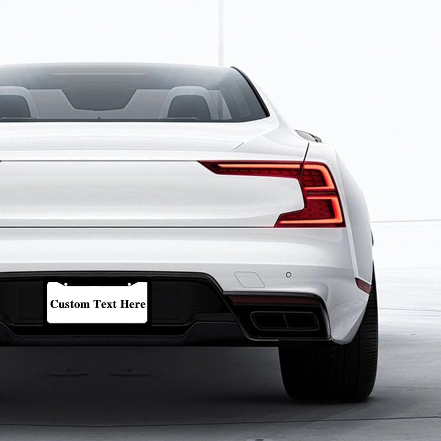 Personalized License Plate Frame， Custom License Plate Holder with Text Photo Logo，Customized Aluminum Metal Car Tag Frames for Women Men ，12"x6"