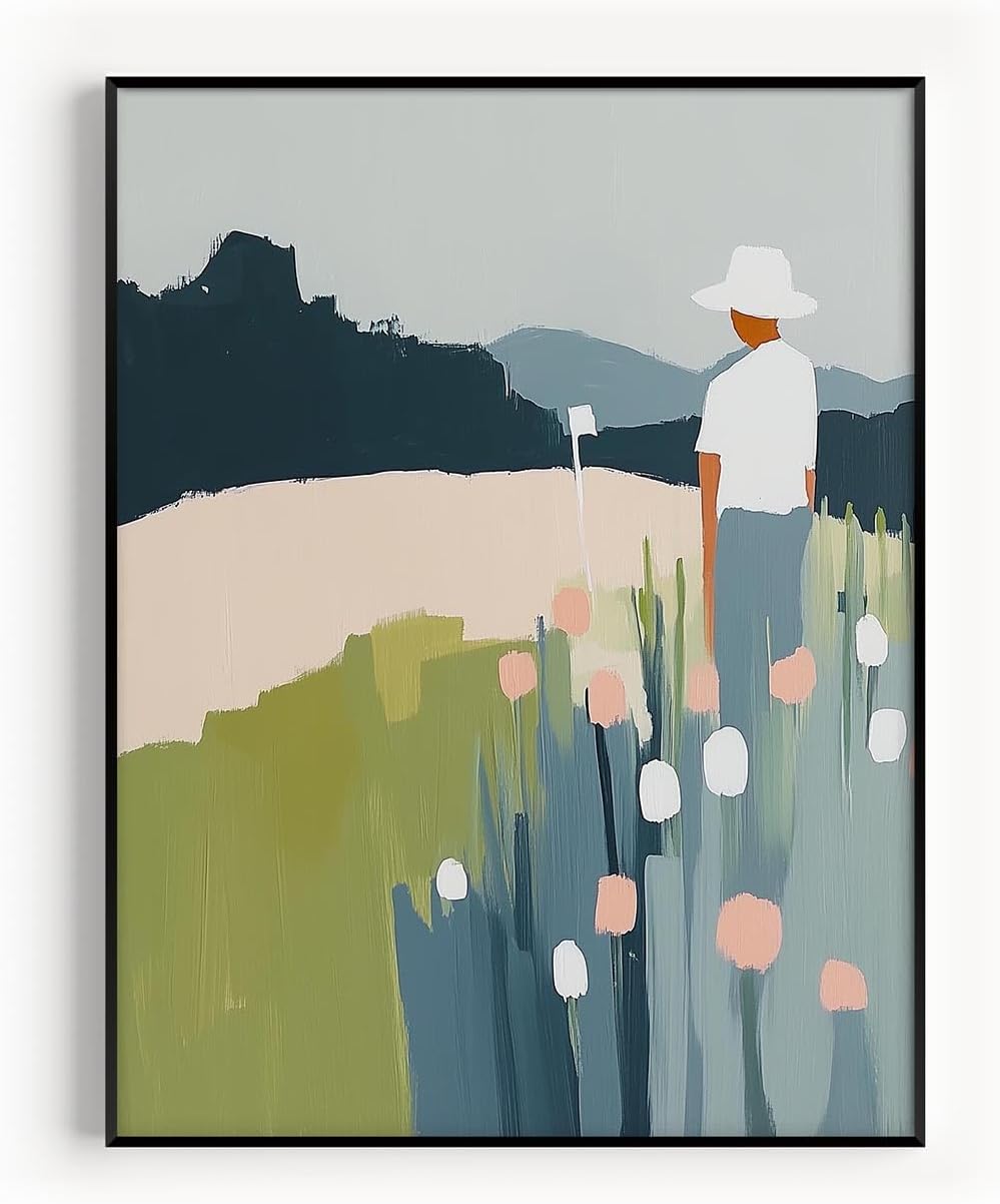 Golf Impressionist Art Print Posters - Premium Giclee Fine Art Prints - Sporty and Sophisticated Home Decor Posters, Golfer Art Prints for Home and Office Decor - Vintage Aesthetic, Ready to Frame