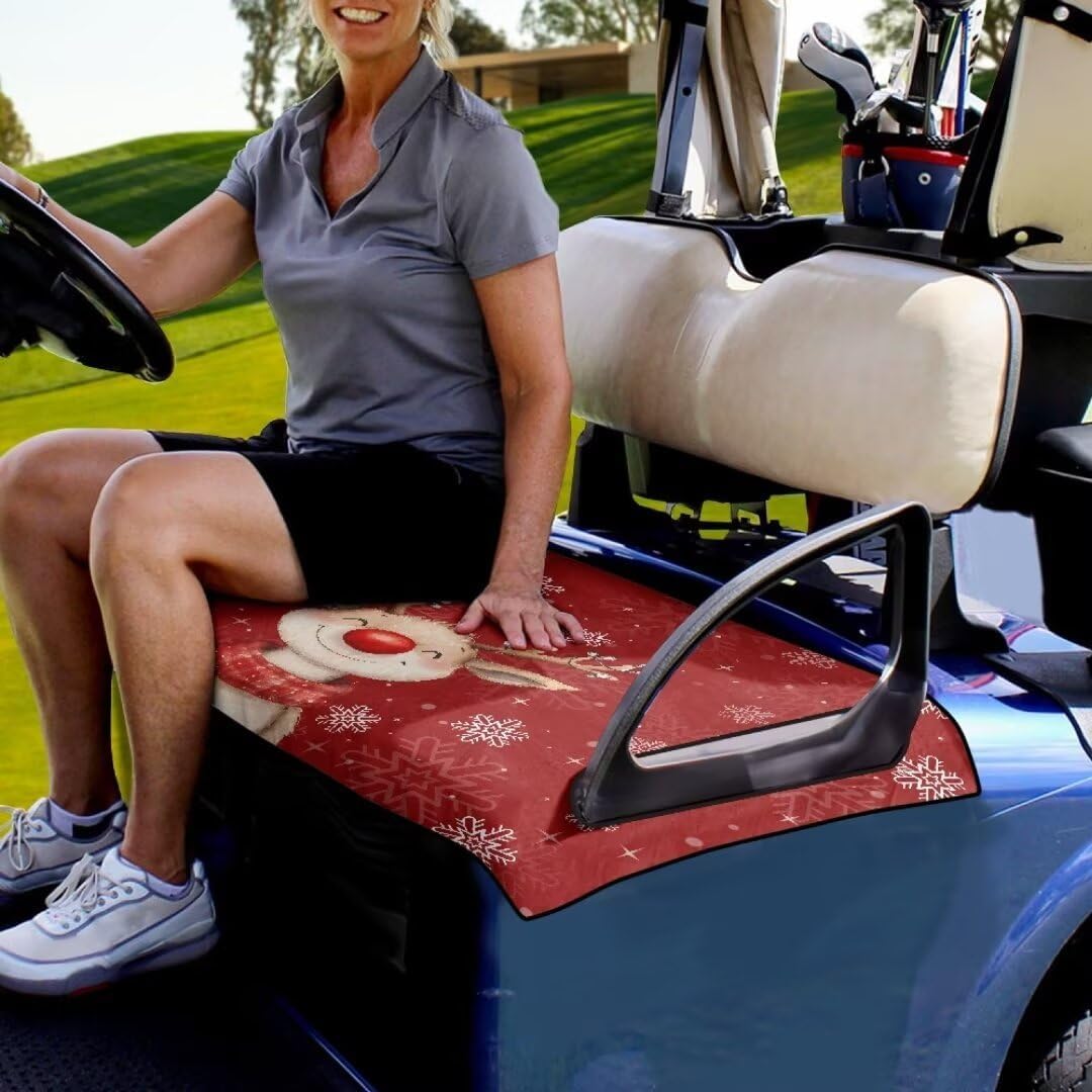 Golf Cart Accessories Anti-hot Golf Cart 50 X 30.9 Inches Seat Cushion Golf Seat Cushion Cover Towel Blanket Fits for Golf Club Cars