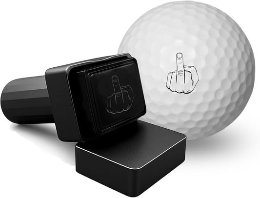 Lihome Golf Ball Stamp Personalized - Durable Waterproof Reusable Ink Stamper, Custom Golf Gift for Men, Dad, Retirement, Father's Day, Birthday & Christmas