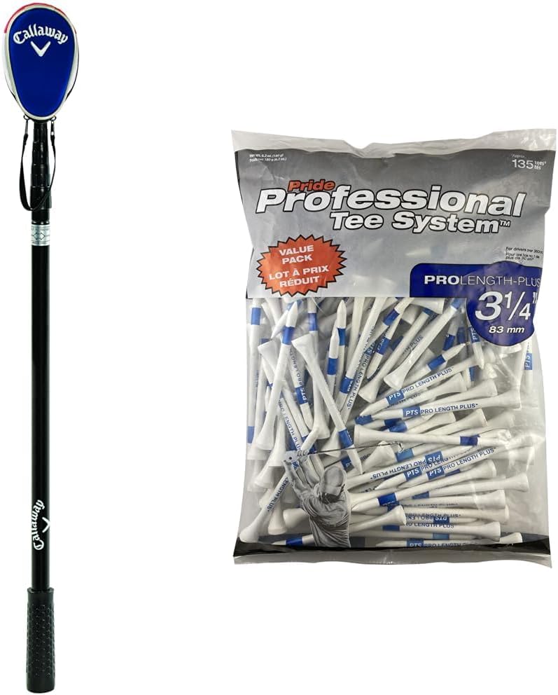 Callaway Golf Ball Retriever for Water, Telescopic with Dual-Zip Headcover