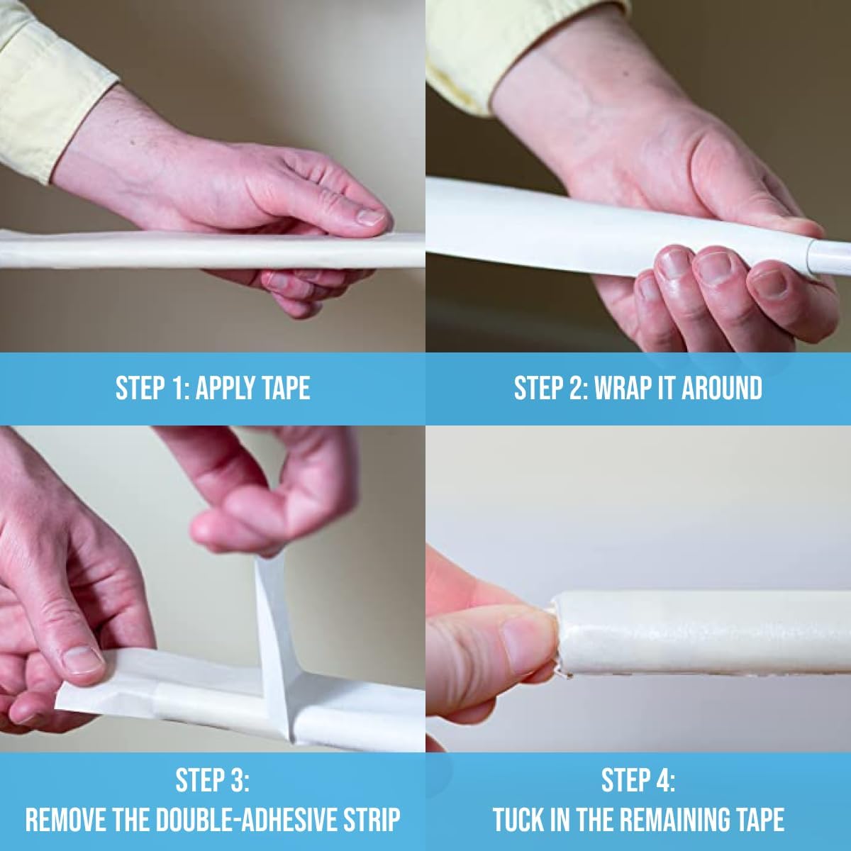 Wedge Guys Professional Golf Grip Tape 2" x 10" Solvent Activated Double Sided Adhesive Strips for Regripping Golf Clubs