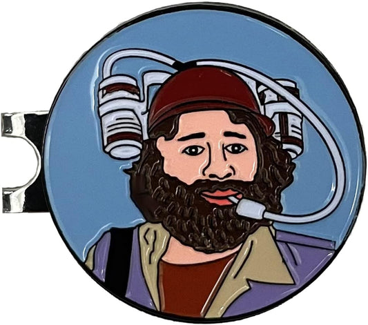 Balanced Co. Funny Golf Hat Clip with Enamel Magnetic Ball Marker