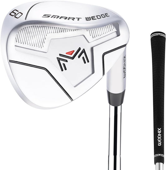 Smart Wedge – Full Face CNC Groove 52/56/60 Degree Golf Wedges for Men,Solid Shots, No Chunking for All Lies,Low CG Design for Bunker Shots