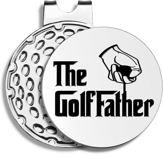 Best Dad by Par Golf Ball Markers, Men's Golf Accessories, Birthday Retirement Golf Gifts for Dad Husband Grandpa