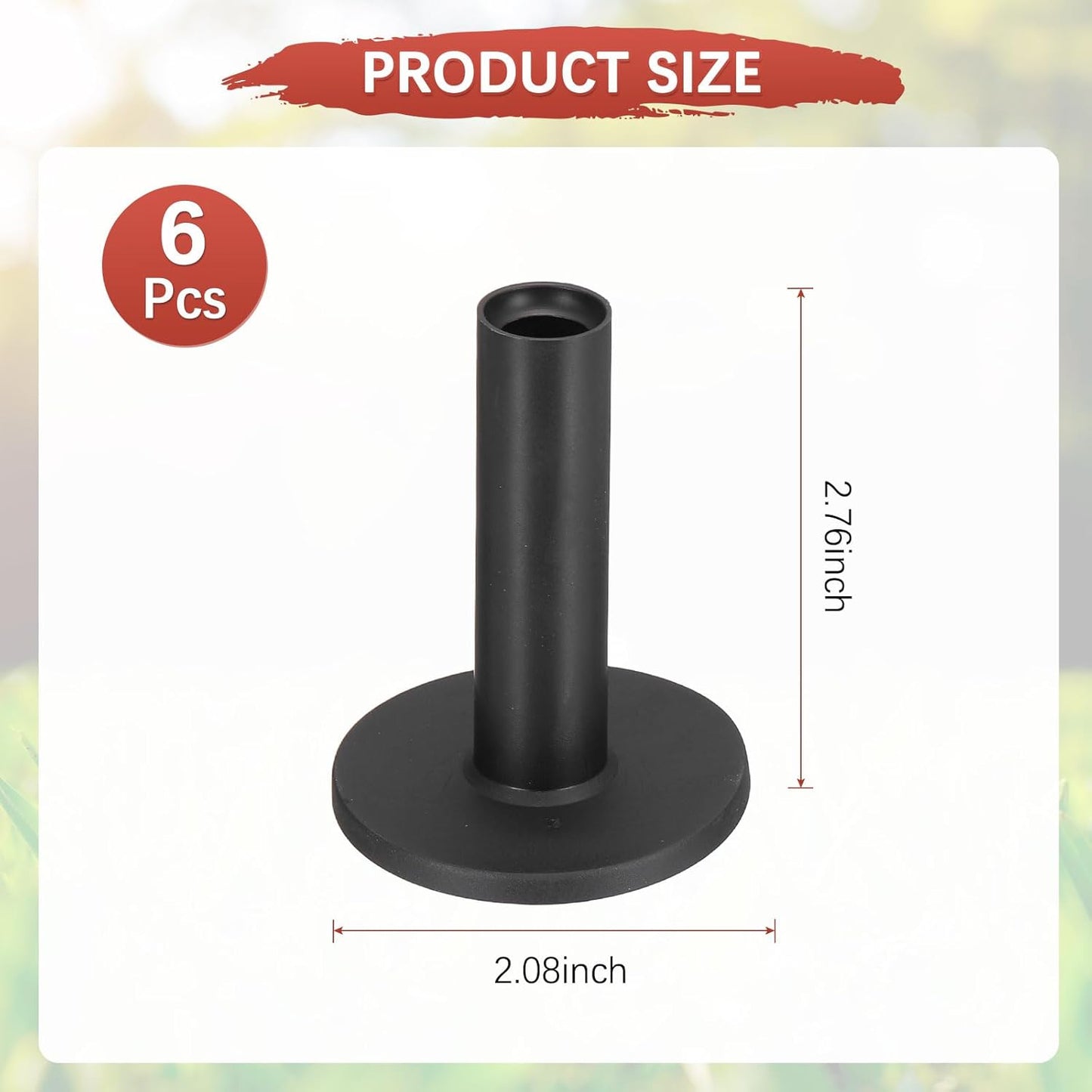 Rubber Golf Tees [] - Flexible Stable Ball Holder Use for Home & Outdoor & Indoor Tall Training Driving Range - [] Hitting Mats