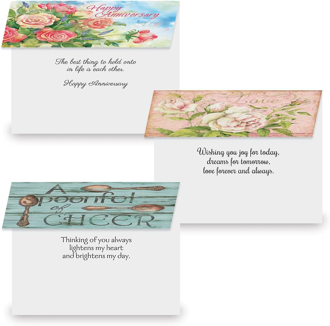 Current Sentiments All Occasion Value Pack-20 Cards With Envelopes,Celebration,Get Well,Sympathy,Birthday,Anniversary & Thinking of You Variety, Large 5" x 7" Assortment,10 Design Set by Susan Winget