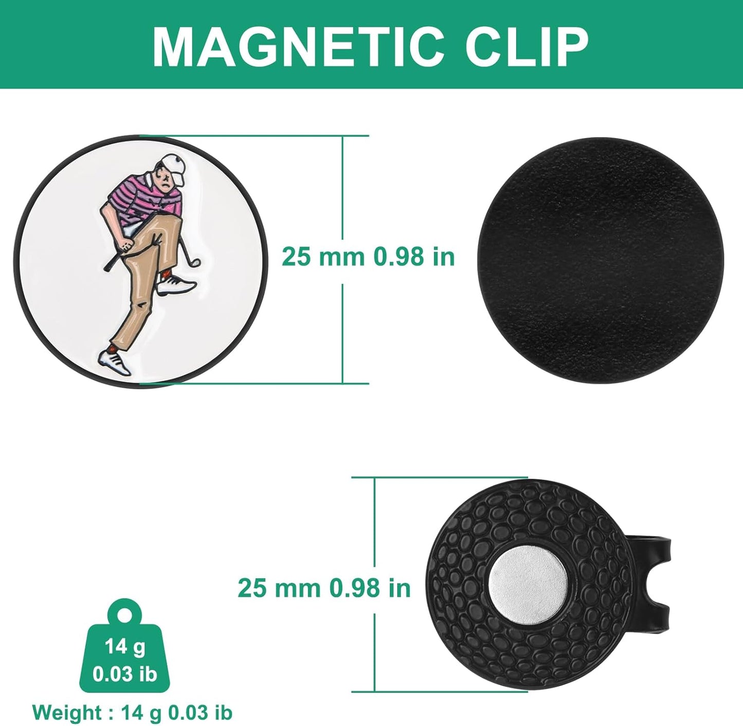 ZZHAO Golf Divot Tool and Golf Ball Marker, Divot Repair Tool，Golf Accessories for Men, Funny Gifts for Men, Tools for Men