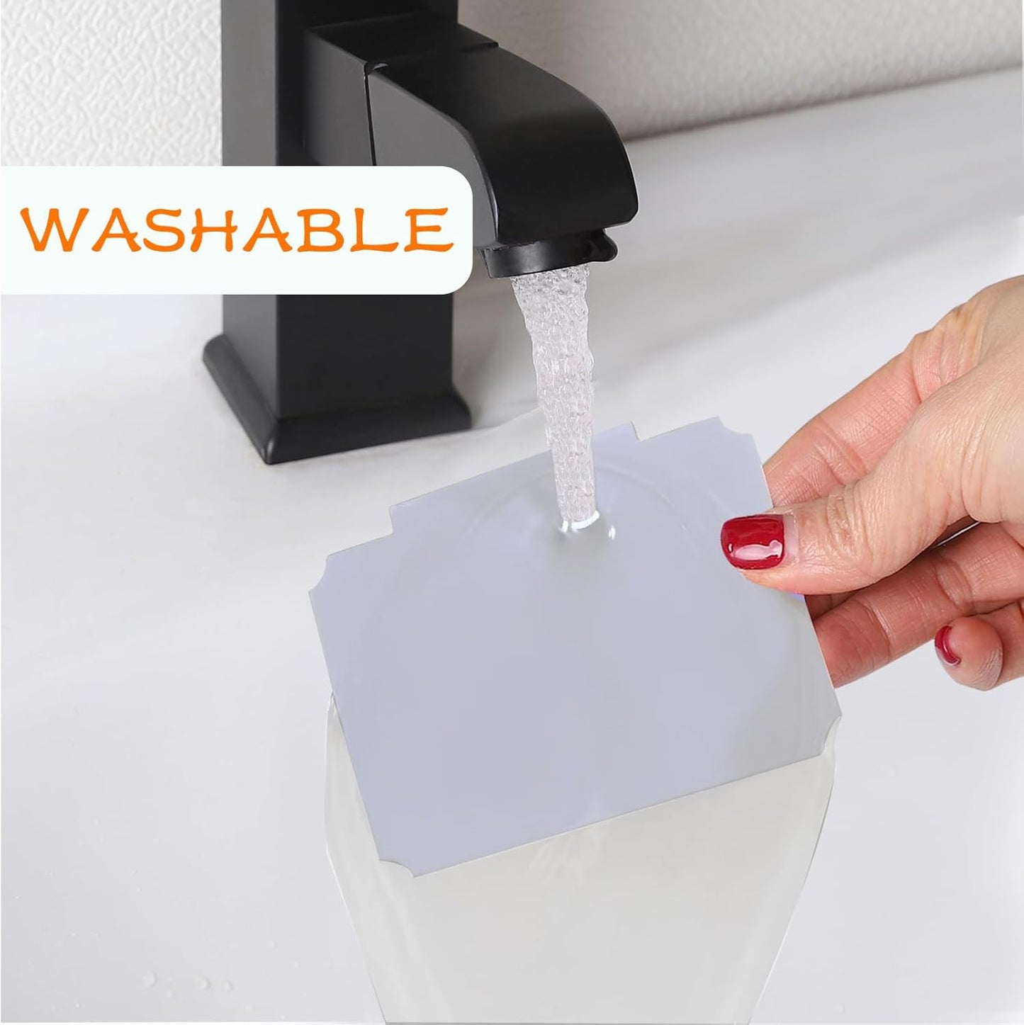 Erasable Label Holders Kit - 20 White PVC Bin Clips & 2 Chalk Markers for Organizing Storage Bins, Baskets, Containers