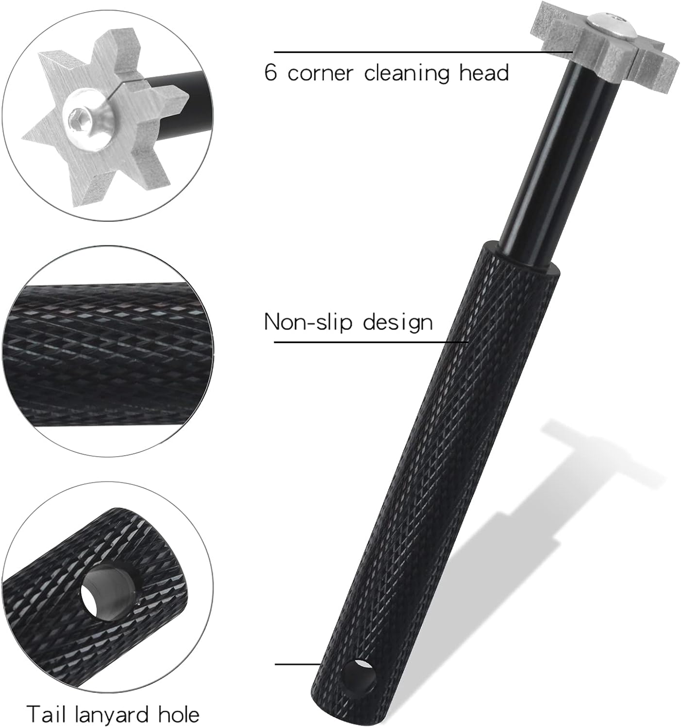 VIPMOON Golf Club Groove Sharpener Tool, Golf Brush and Groove Cleaner with Retractable Zip-line Aluminum Carabiner, Groove Sharpener Golf for Wedge & Irons, U & V-Grooves, Golf Accessories for Men