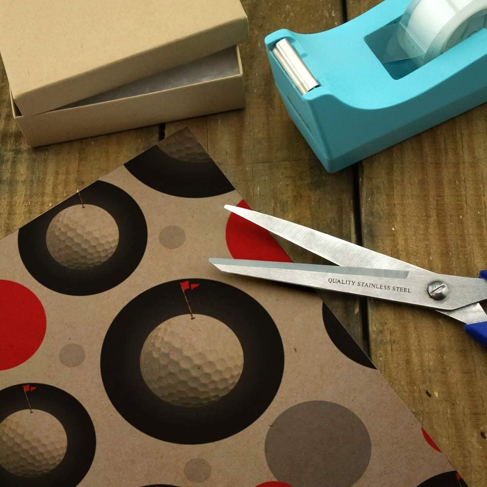 GRAPHICS & MORE Golf Ball Moon Flag Golfing Premium Kraft Gift Wrap Wrapping Paper Roll
