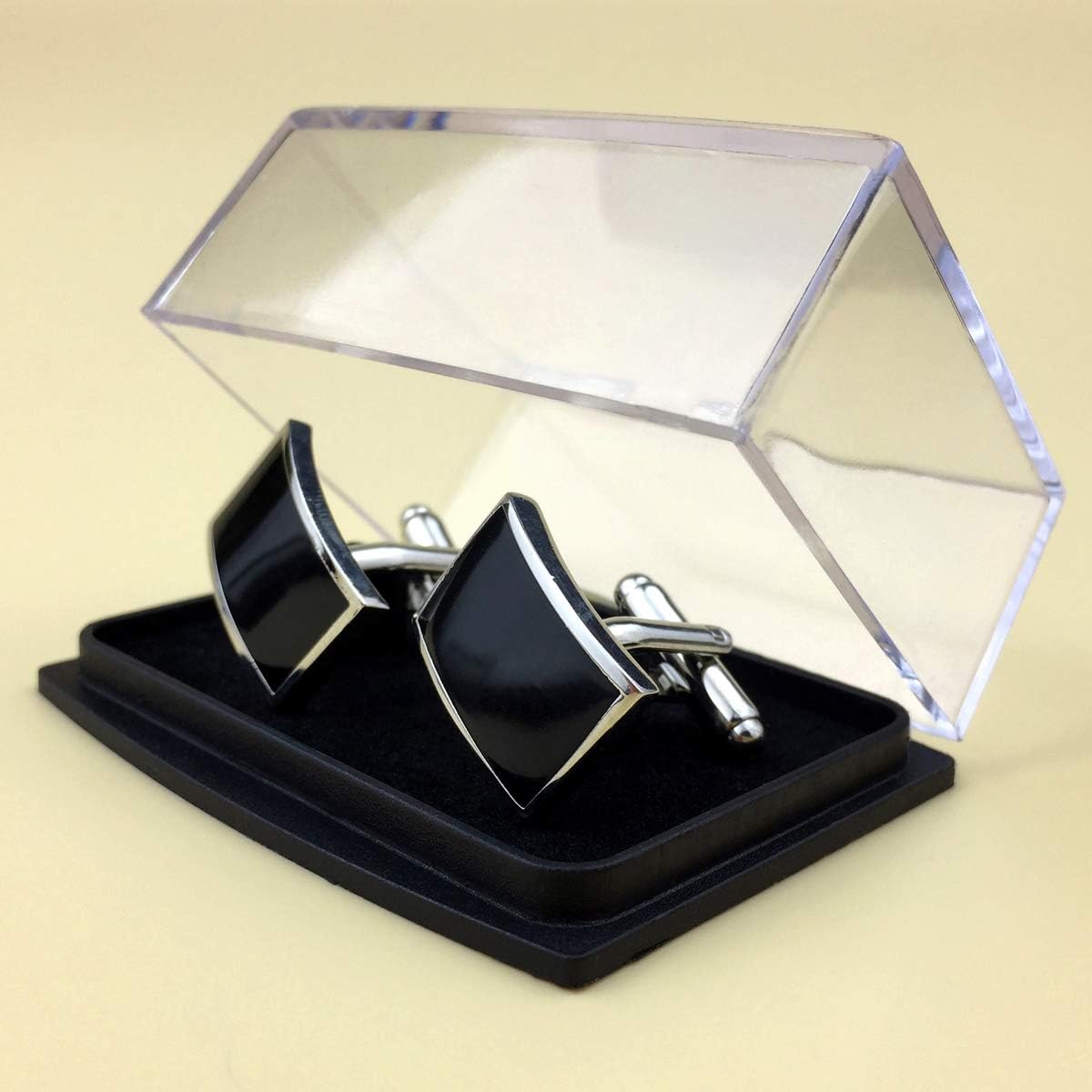 S&W Wedding Cufflinks for Men Cuffs with Gift Box Business for Tuxedo Shirts