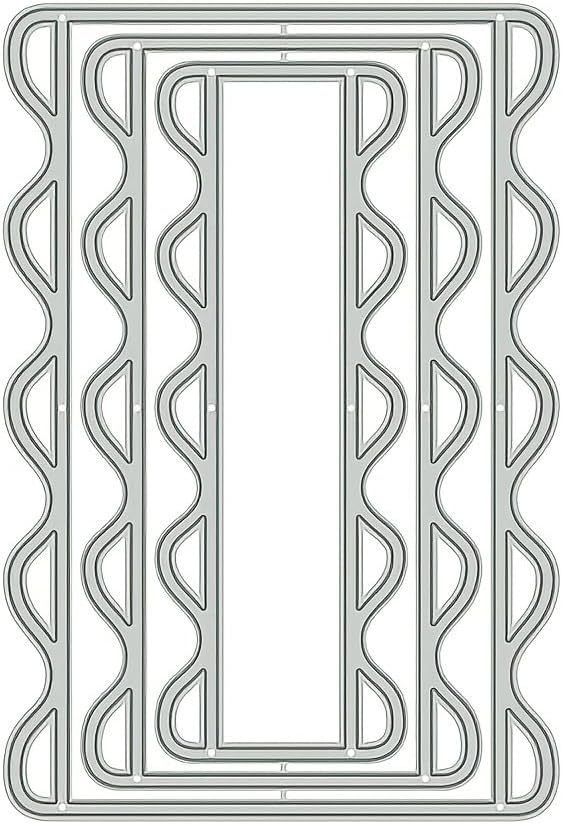 Metal Cutting Die for Scrapbooking - Cut Stencils for DIY Scrapbook Photo Album Decorative Paper Card, Card Making Supplies & Crafting Die Cut (Flower Basket 5.5 x 3.7 in)