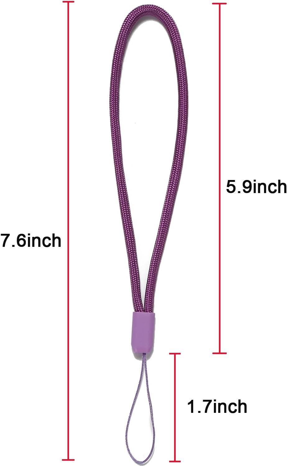 AMUU 12 Pack Wrist Lanyards Short Colorfull Hand Wrist Lightweight Lanyard Strap String for USB Keys Keychain Assorted Colors