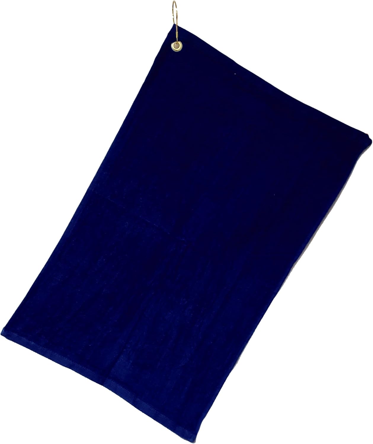 Cotton Golf Bag Towel with Clip (Navy)