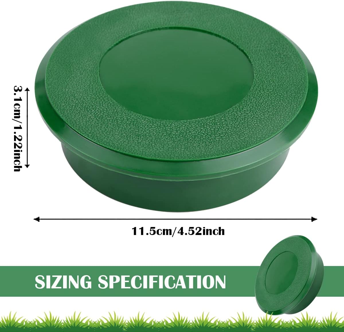 Golf Hole Cup Cover Putting Green Cup Cover for Yard Garden Backyard Outdoor Golf Practice