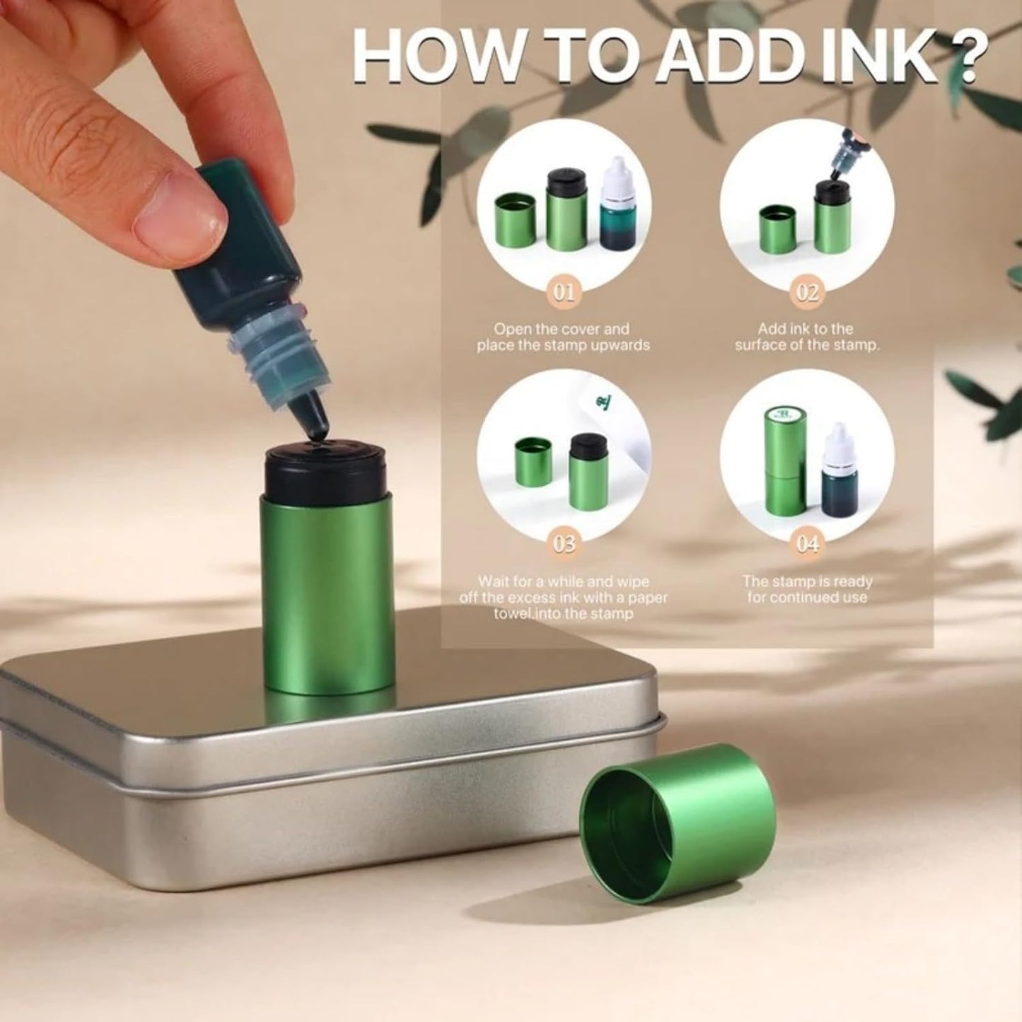 Custom Golf Ball Stamp - Personalized Self-Inking Golf Ball Stamper & Monogram Ball Marker for Golfers,Dads, Husbands, and Boyfriends