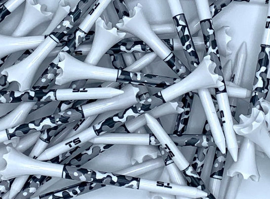 TRUESTRIKE Premium USA Golf Tees – 3¼" or 2¾" Durable Plastic Performance Tees (100 Pack) – Made in USA – Bulk Value Pack