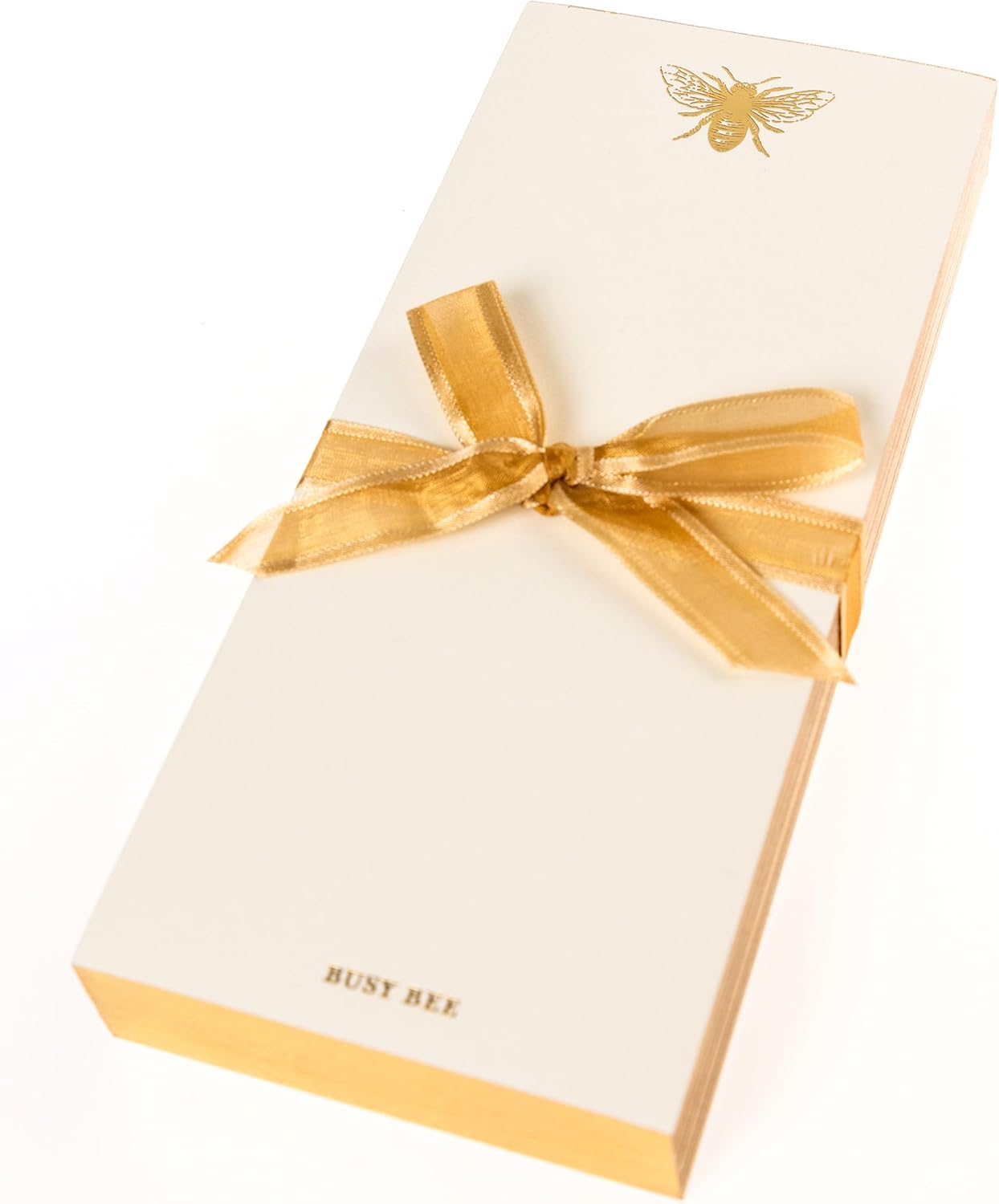 Graphique Bee Designer List Pad Luxe Collection, Gold Foil Embossed To-Do Notepad, Writing Pad with150 Pages, 4” x 9.75”