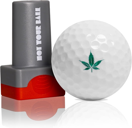 ZEETY Golf Ball Stamp, Golf Ball Stamper, Self-Inking Golf Ball Stamp Marker to Identify Golf Balls, Golf Gifts Golf Accessories for Men and Women Golfers