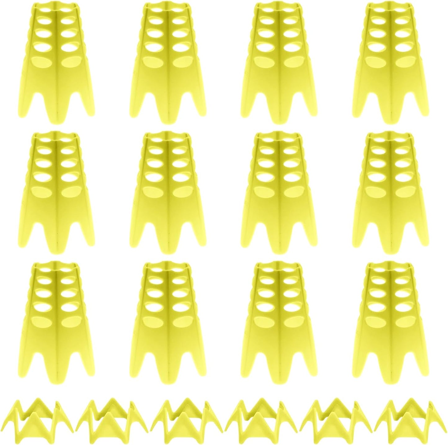 Golf Simulator Tees, Plastic Indoor Golf Mat Tees Practice Turf and Driving Range Winter Golf Tees (18 Pcs)