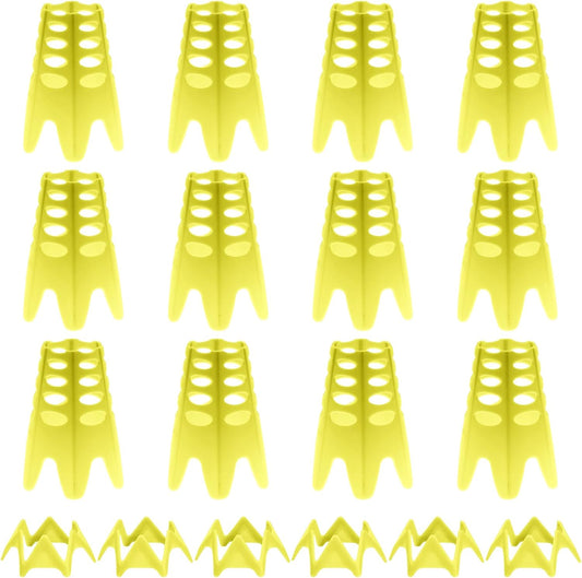 Golf Simulator Tees, Plastic Indoor Golf Mat Tees Practice Turf and Driving Range Winter Golf Tees (18 Pcs)