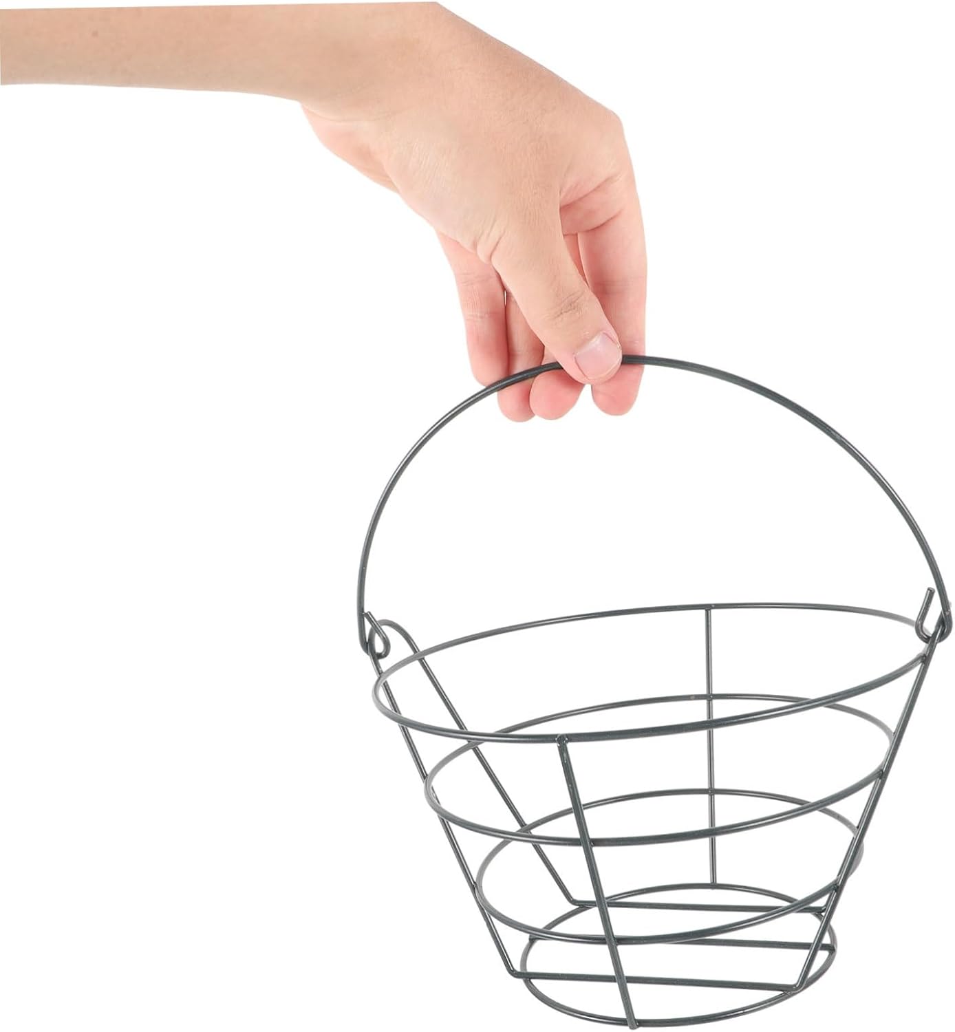 Golf Balls Collector Sports Supplies Easy to Carry Steel Wire Basket Golfing Accessory