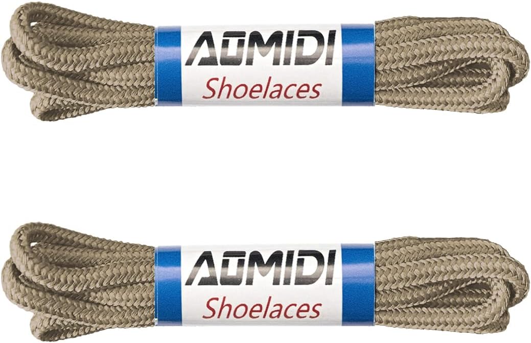 2 Pair Shoelaces Round Athletic Shoes Lace for Boot Laces Shoelaces and Multiple Shoe Types Replacements