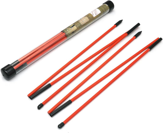 2 Pack Golf Alignment Sticks,Upgraded 48" Collapsible Golf Practice Rods for Aiming,Golf Swing Trainer,Golf Indicator Sticks,Posture Corrector with Clear Tube Case