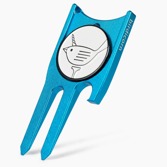 Birdicorn Golf Divot Repair Tool & Golf Ball Marker 6-in-1 Golf Divot Tool