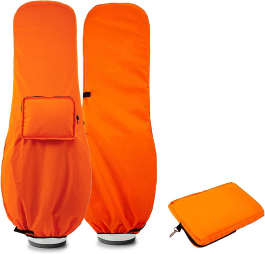 Golf Bag Travel Rain Cover,Golf Bag Rain Cover,Premium Waterproof Lightweight Foldable Easy-clean Durabale Dustproof Protection Traveling Club Covers Airplane Carts Travel Universal Fit