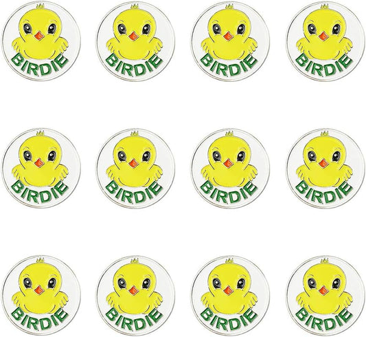 Golf Ball Markers Assorted Patterns Value Pack of 12 Golf Gifts, Golf Cap Clips and Divot Repair Tools Partner Accessories Sets for Men Women Golfer