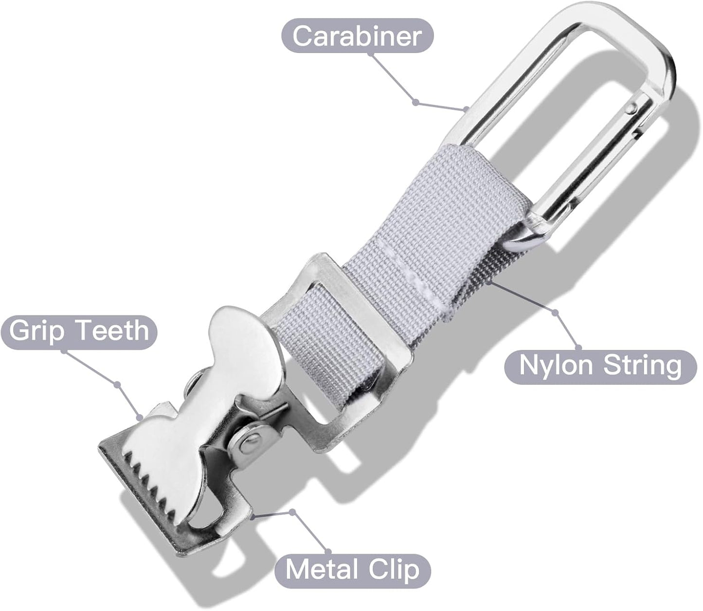 Xxerciz Golf Glove Clip and Belt Holder, Work Safety Glove Keeper With Metal Clips Carabiner for Construction Gloves, Golf Accessories for Men