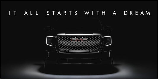 Motivational Wall Art for Office, Super Car Art Canvas, Inspirational Automotive Decor for GMC Yukon Denali Ultimate Sportscar Lovers, Motivational Wall Decor for Home, Car Poster (24" x 48" in)