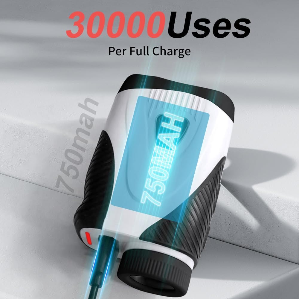 AquilaPro N3 Golf Rangefinder with Slope, 1200 Yards, Rangefinder Golf, 0.5 Yard Accuracy, 7X Magnification, Flag Lock Vibration, Rechargeable Golf Range Finder