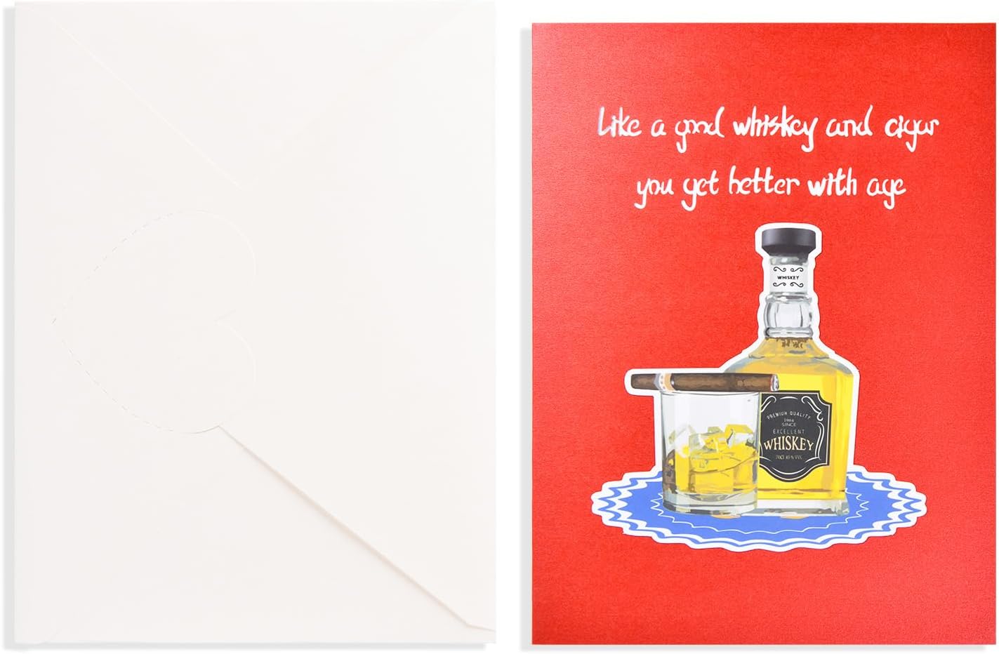 3D pop-up beer themed greeting card, exquisite pop-up pattern, laser paper carved details, suitable for men, husbands, fathers or colleagues who like good beer - with envelope and blank label