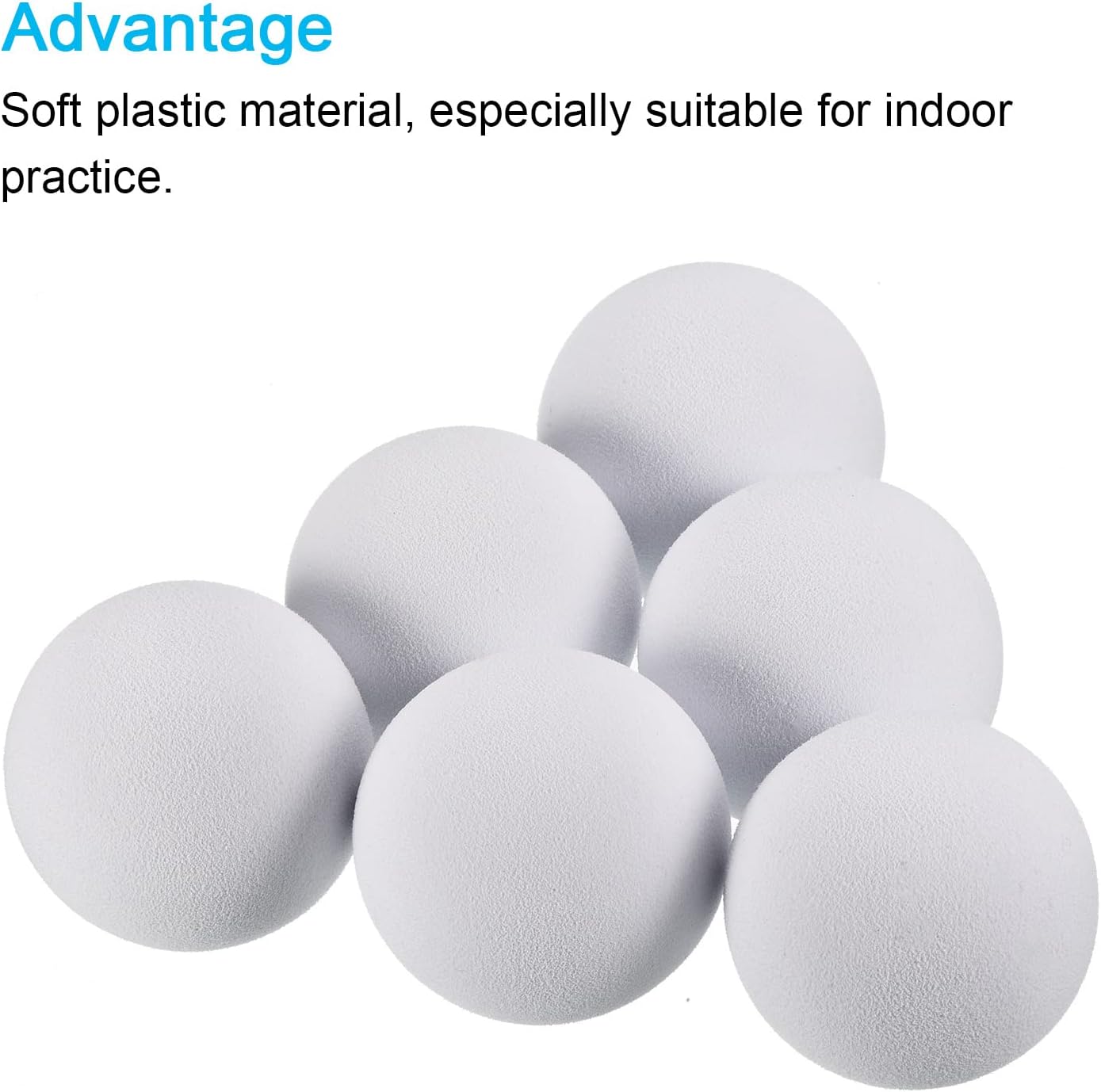 PATIKIL Golf Foam Balls, Pack Sponge Exercise Flight Swing Practice for Indoor Training