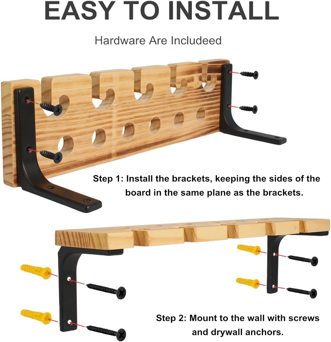 BiJun Golf Club Organize, Golf Club Holder Golf Club Wall Mount Display Golf Putter Holder Club Storage Organizer Golf Club Ball Holder Storage Rack for Garage