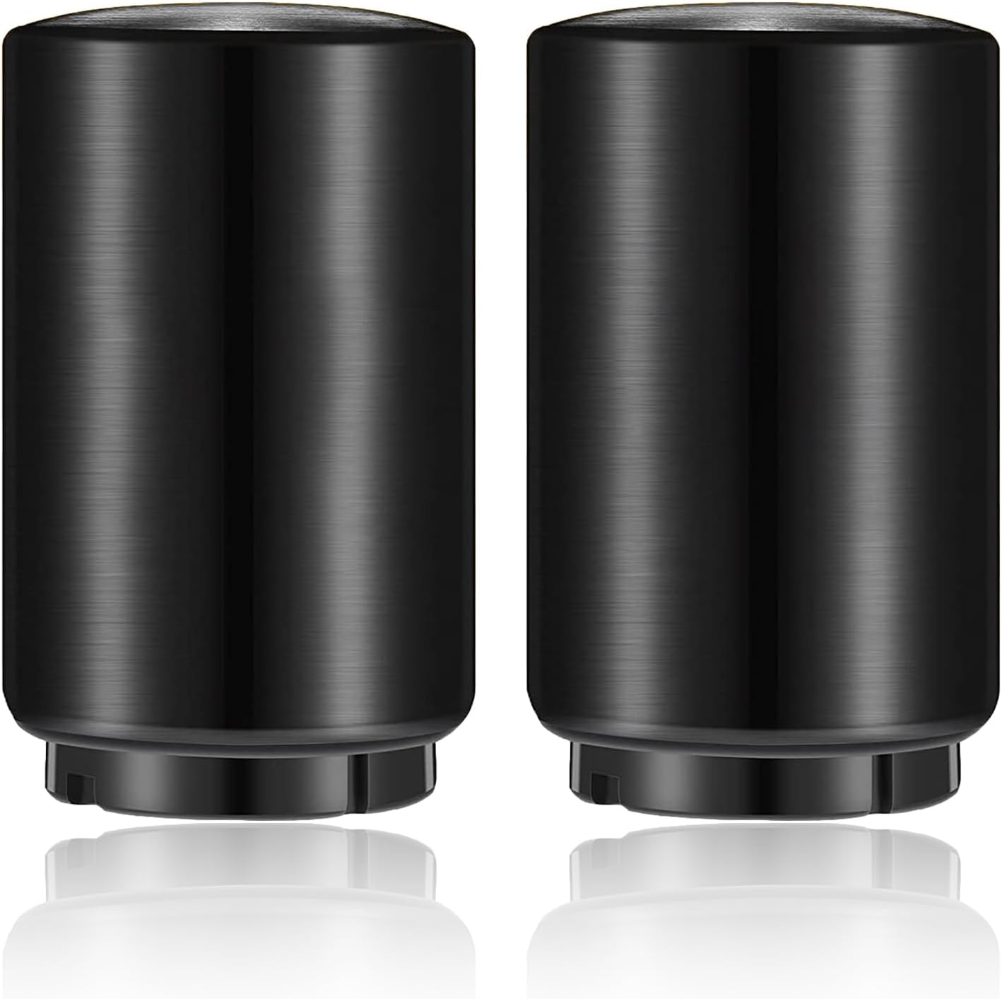 2PCS Premium Bottle Opener Destapadores de Cerveza Automatic Bottle Opener Bottle Cap Opener, Down-Pop Off Beer Bottle Openers with Magnetic Cap Catcher, Home Bars Kitchen Men Beer Gift