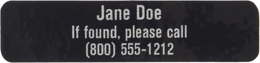 Customized Golf Club Labels – 24 Classy Identification Personalized Labels for Golf Clubs, Tools & More – Weatherproof, Fade Resistant