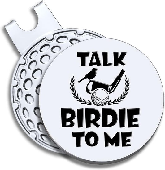 Strong Woman Golfer Ball Marker with Magnetic Hat Clip, Funny Golf Accessories Gifts for Proud Women, Novelty Birthday Gifts for Women Golfer Fan