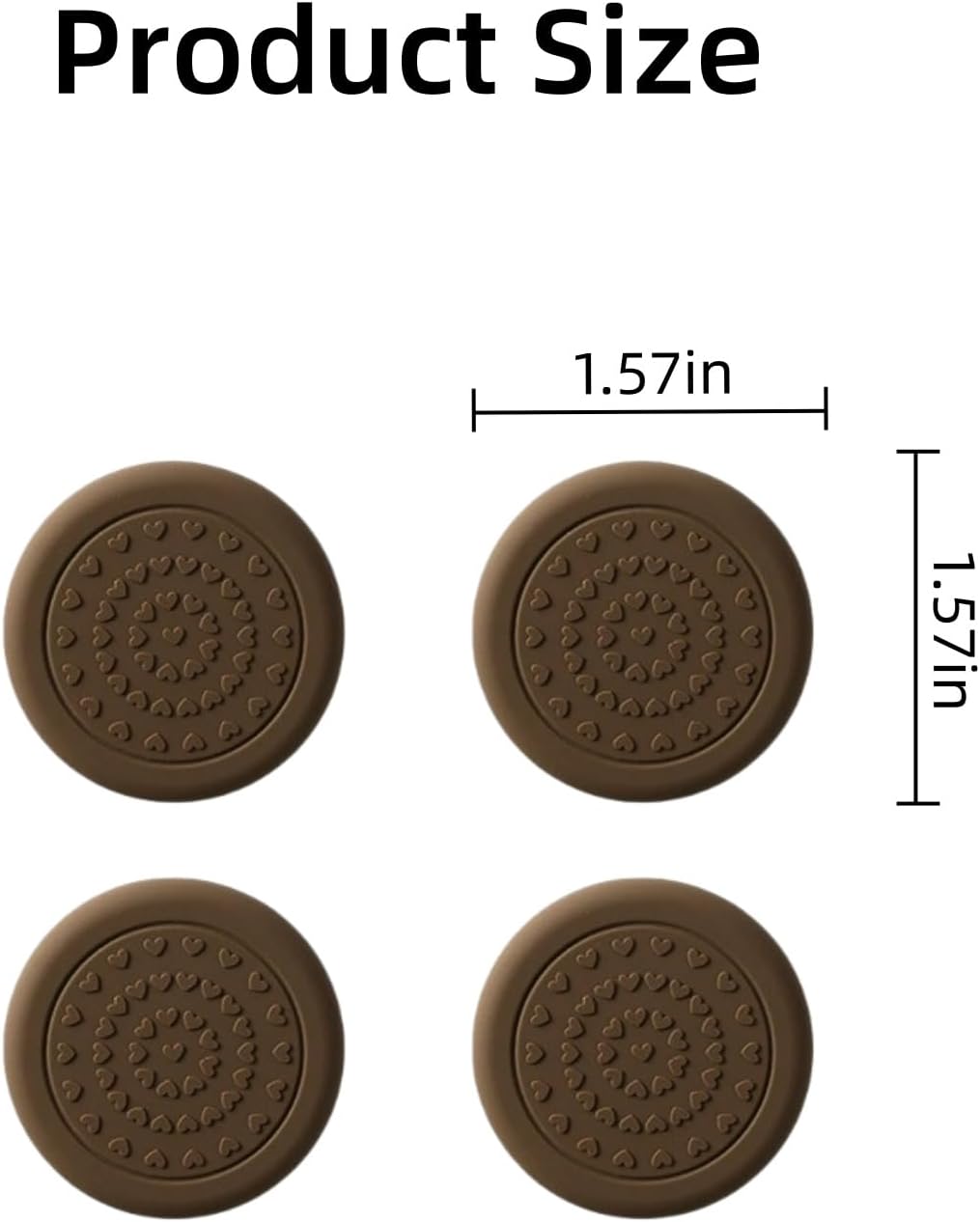 8 Pack Anti-Slip Cutting Board Stabilizer Pads Cutting Board Feet, Self-Adhesive Waterproof Rubber Feet for Furniture, Non-Marking Grips for Chopping Blocks, Shock-Absorbent, Noise Reducing (Round)