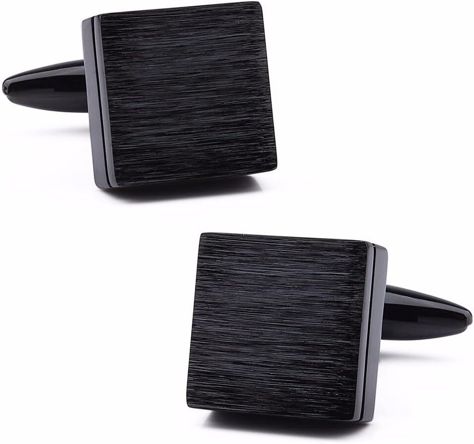 S&W Wedding Cufflinks for Men Cuffs with Gift Box Business for Tuxedo Shirts