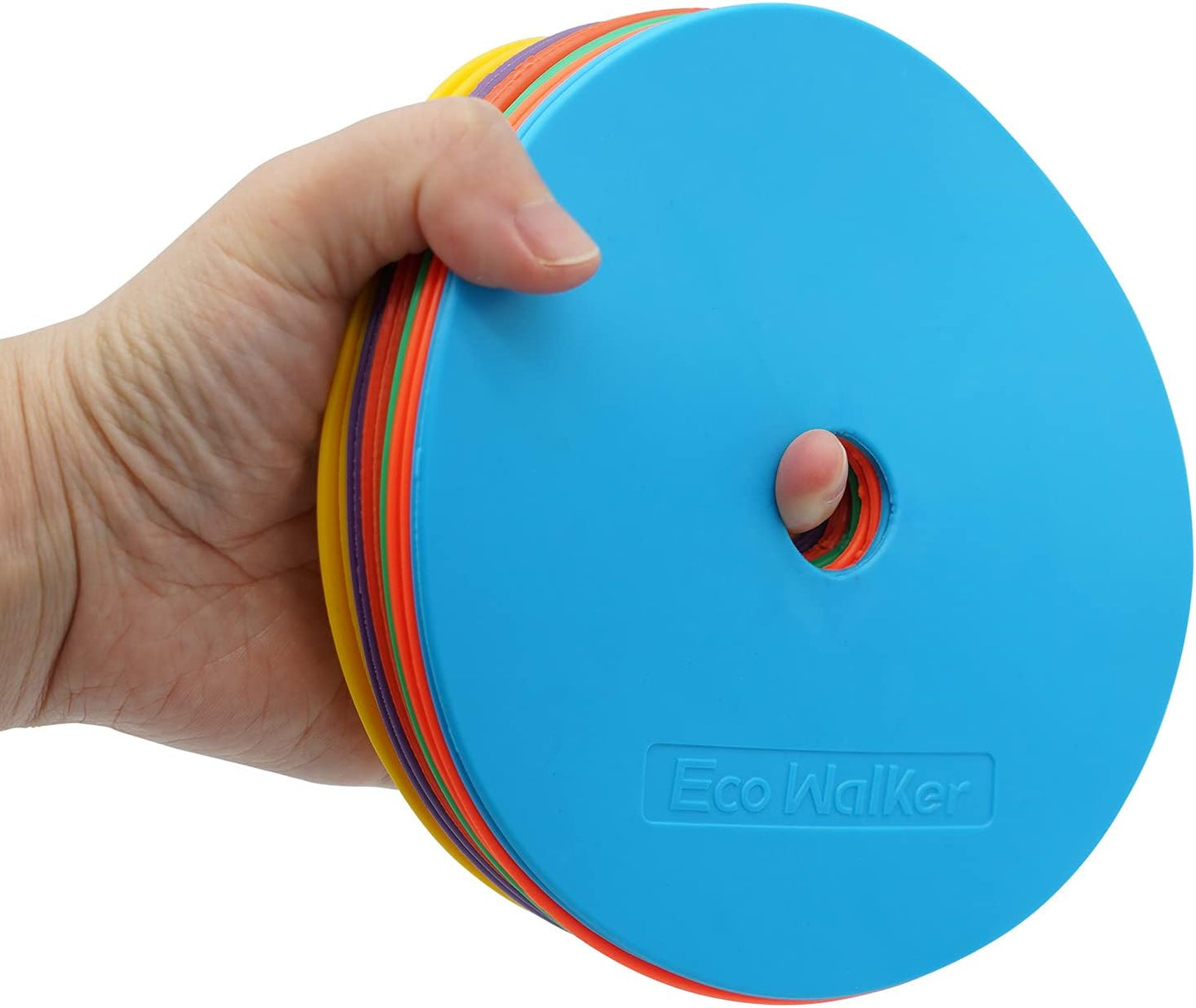 6inch Non-Skid Flat Cone Spot Markers for Sports Speed Agility Training