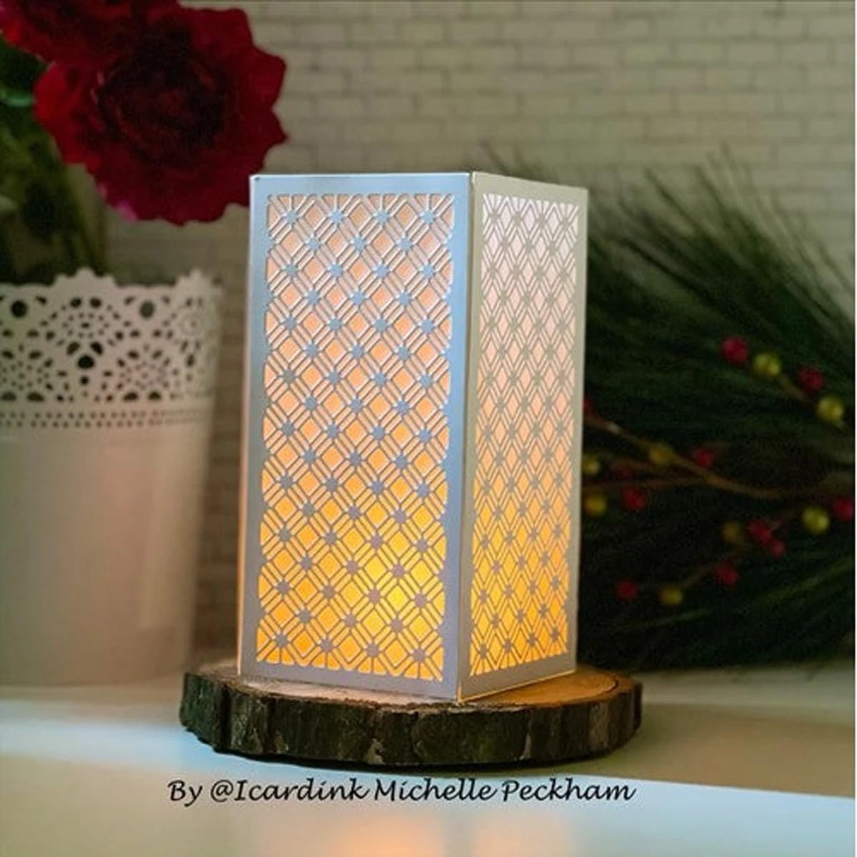 Metal Cutting Die for Scrapbooking - Cut Stencils for DIY Scrapbook Photo Album Decorative Paper Card, Card Making Supplies & Crafting Die Cut (Rectangular Box 6.5 x 3.2 in)