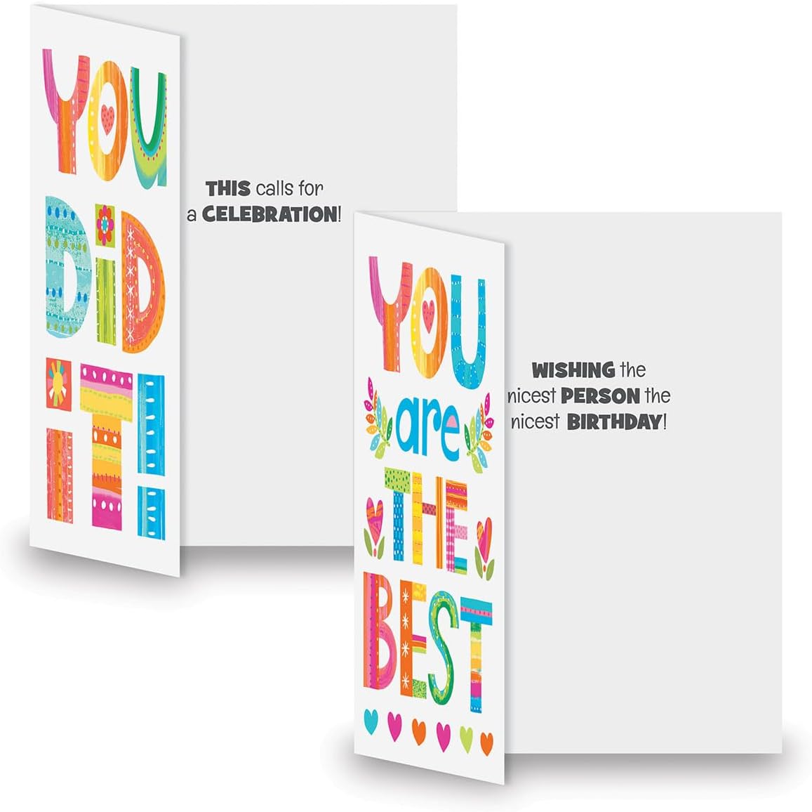 Current Bright Inspirational All Occasion Value Pack-20 Cards With Envelopes, Celebration, Get Well, Sympathy, Birthday, Anniversary & Thinking of You Variety, Large 5" x 7" Assortment, 10 Design Set